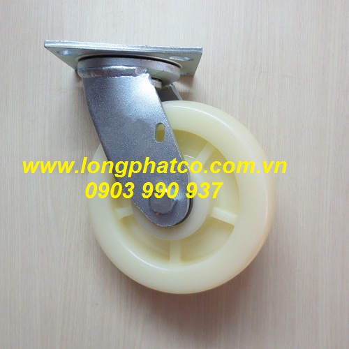 B&aacute;nh xe Nylon c&agrave;ng th&eacute;p xoay LP Caster